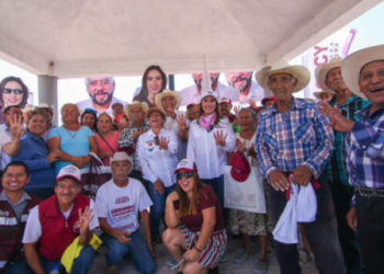 Recorre Cecilia Guadiana ejidos de Ramos Arizpe