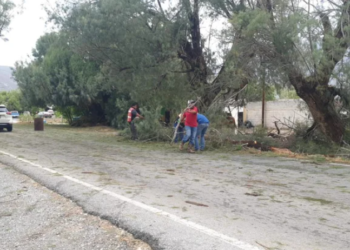 Tromba azota Cuatro Ciénegas