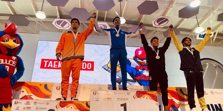 Da “Nacho” Pérez plata en TKD para la UAT