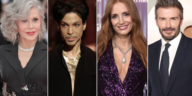 Jane Fonda, Los Bukis, Beckham, Jenni Rivera y Prince recibirán su estrella en el Paseo de la Fama de Hollywood en 2025