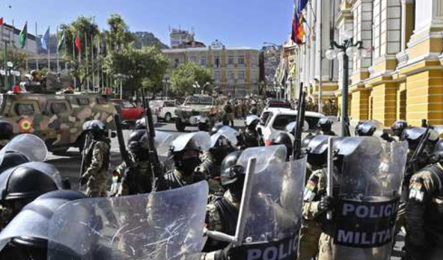 Fracasa movilización militar en Bolivia que intentaba dar un golpe de Estado