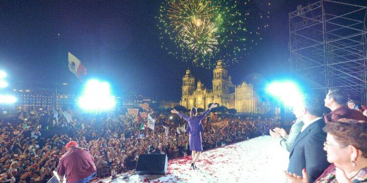 Este es el triunfo del Pueblo de México, nuevamente hicimos historia: Claudia Sheinbaum desde el Zócalo