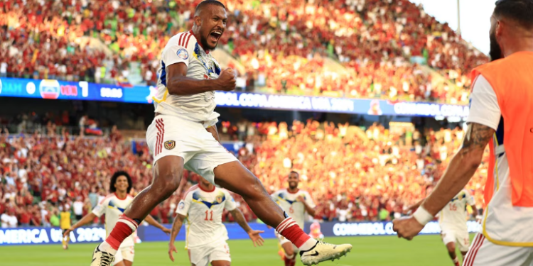 Venezuela aplasta a Jamaica y avanza a los Cuartos de Final de la Copa América