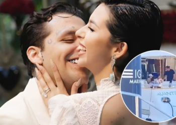 Ángela Aguilar publica romántica foto con Nodal en su luna de miel y lanza misterioso mensaje