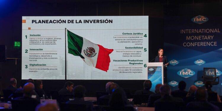 Prosperidad compartida, El Eje Central de nuestro Gobierno: Claudia Sheinbaum expone su proyecto de Nación ante representantes del IMC