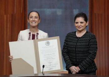 Claudia Sheinbaum recibe constancia como Presidenta electa de México por parte del Tribunal Electoral