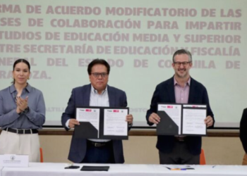 Adecúan convenio SEDU y FGE para impartir estudios de educación media y superior