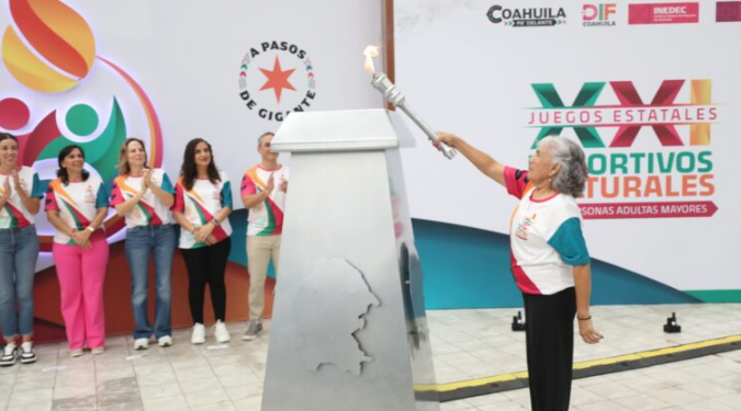 Inician eventos deportivos y culturales para adultos mayores en Coahuila