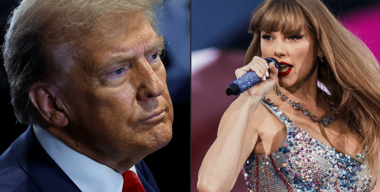 «Odio a Taylor Swift», escribió Donald Trump en su red social
