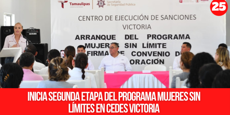 Inicia segunda etapa del Programa Mujeres Sin Límites en CEDES Victoria