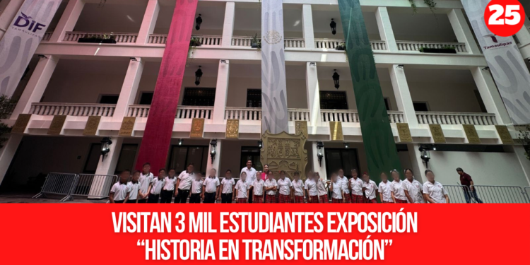 Visitan 3 mil estudiantes exposición “Historia en Transformación”