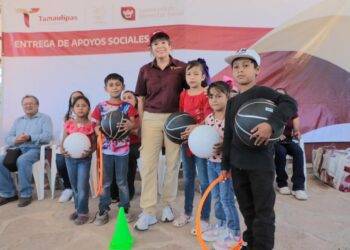 Lleva SEBIEN apoyos a familias de San Nicolás