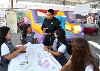 Previene Guardia Estatal de Género violencia familiar en Feria Tamaulipas 2024