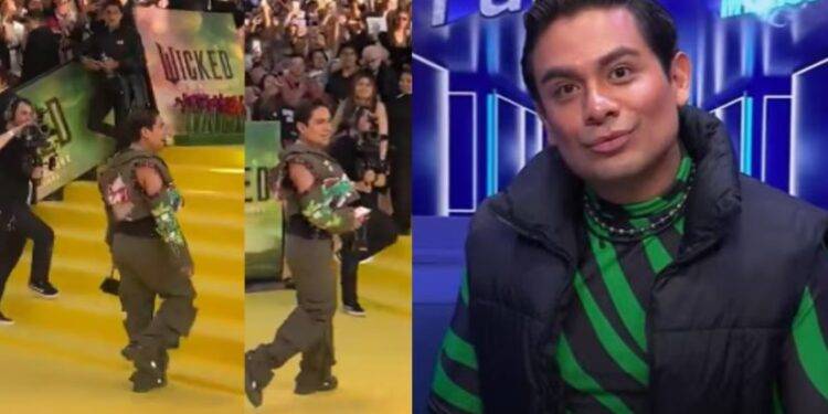 Ricardo Peralta recibe abucheos en el estreno de «Wicked» en CDMX y responde con humor