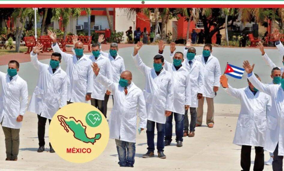 México recibe 199 médicos cubanos para atender comunidades aisladas