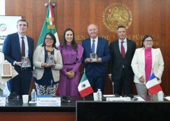 Cecilia Guadiana participa en reunión con senadores del Grupo de Amistad Francia-México-Países de Centroamérica