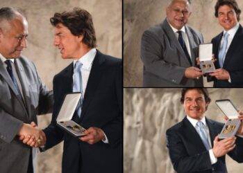 Tom Cruise recibe el Premio al Servicio Público Distinguido de la Armada de Estados Unidos por su legado cinematográfico