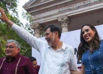 Cecilia Guadiana recibe al Presidente de la Mesa Directiva del Senado, Gerardo Fernández Noroña, en Saltillo