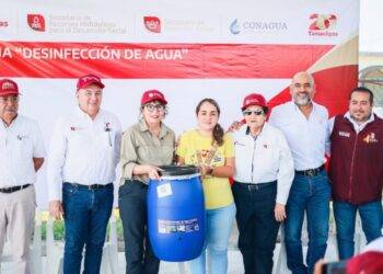 Entrega SEBIEN dispositivos de filtración de agua en Altamira