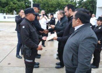 Celebra SSPT a elementos graduados del Curso de Conducción de Motopatrulla