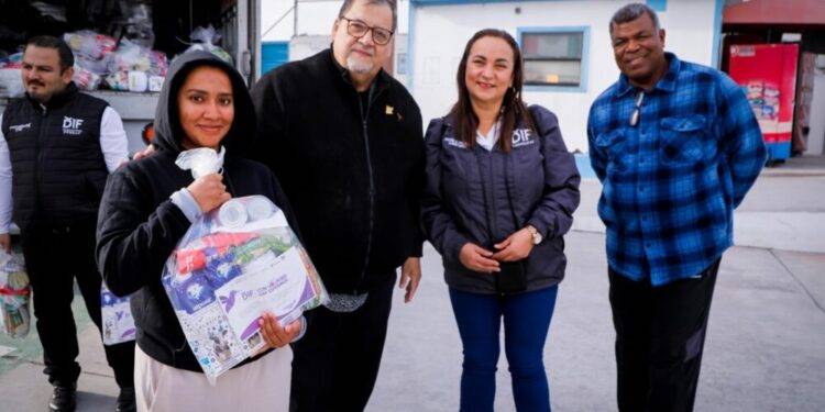 Entrega DIF Tamaulipas dotaciones alimentarias a más de 2,800 migrantes en la frontera del estado