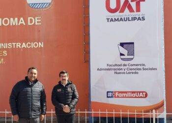 Rector Dámaso Anaya supervisa obras de la UAT en Nuevo Laredo