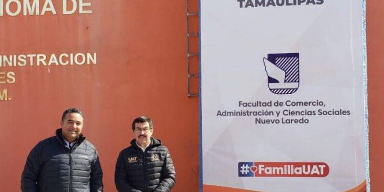 Rector Dámaso Anaya supervisa obras de la UAT en Nuevo Laredo
