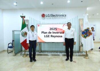 Invertirá LG Electronics 100 MDD en Tamaulipas y generará más de mil 300 empleos