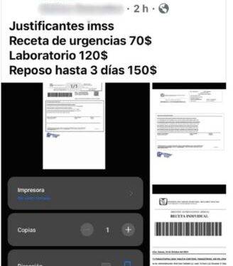IMSS Coahuila advierte sobre venta ilegal de recetas médicas