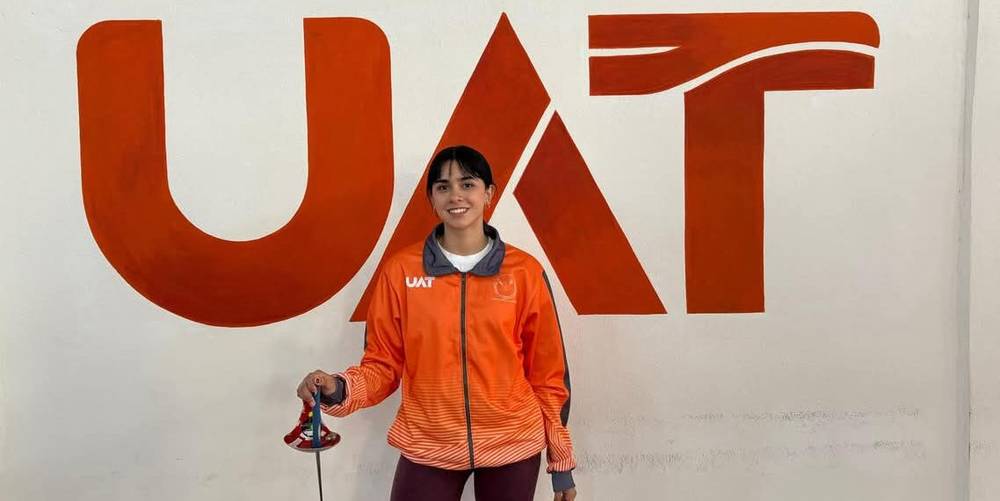 La esgrimista de la UAT Regina Pedraza llega a lo más alto del ranking nacional