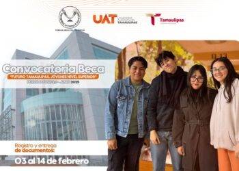 Difunde la UAT convocatoria Beca Futuro Tamaulipas Jóvenes Nivel Superior