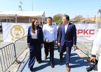 Inauguran Américo, SICT y CPKC, puente ferroviario que duplicará intercambio comercial