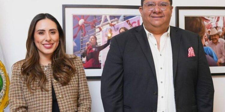 Cecy Guadiana felicita a Alberto Leyva como nuevo delegado del Infonavit en Coahuila