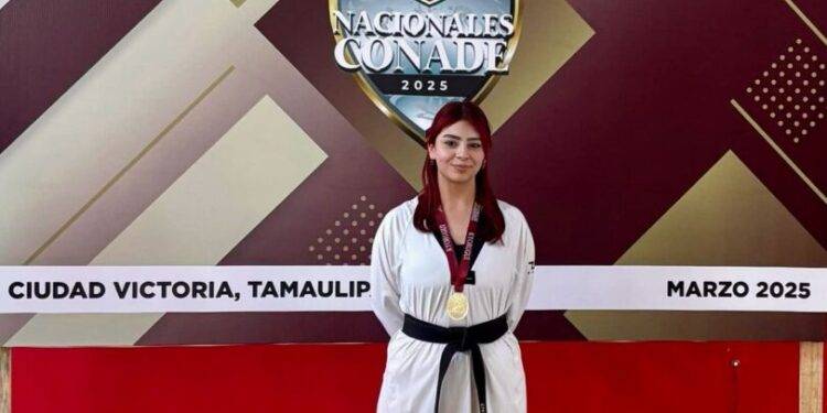 Alumna de la UAT se clasifica en primer lugar al nacional de la CONADE en Taekwondo