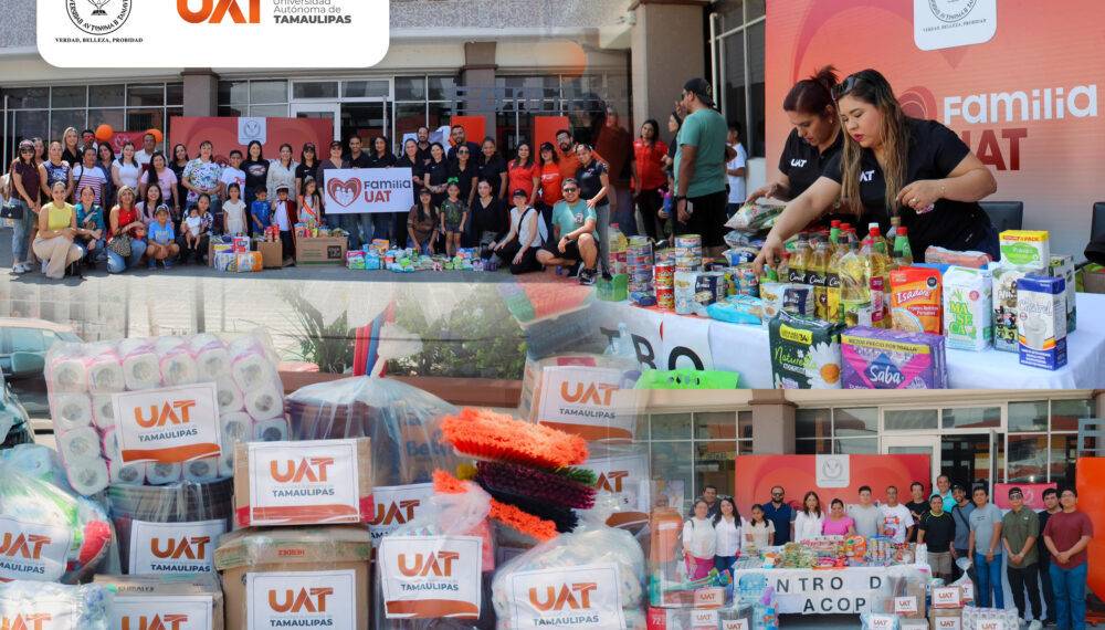 Suma la UAT apoyo para familias afectadas por tormentas en el norte de Tamaulipas