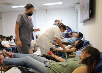 Colabora la UAT en campaña altruista para la donación de sangre