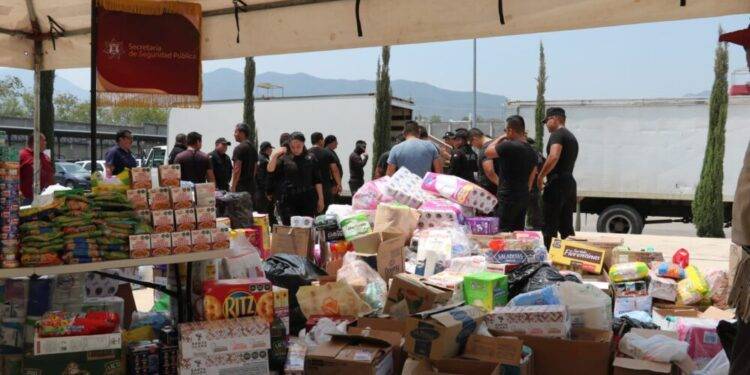 Suma SSPT esfuerzos con DIF Tamaulipas para ayudar a población afectada por inundaciones