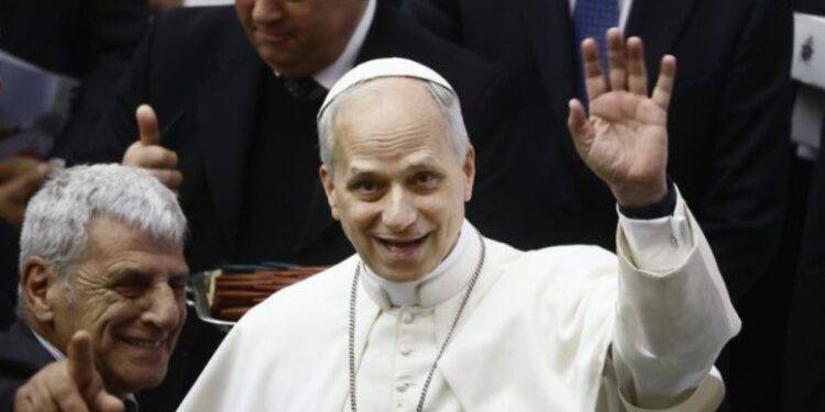 El papa León XIV visita la sede de su orden agustiniana