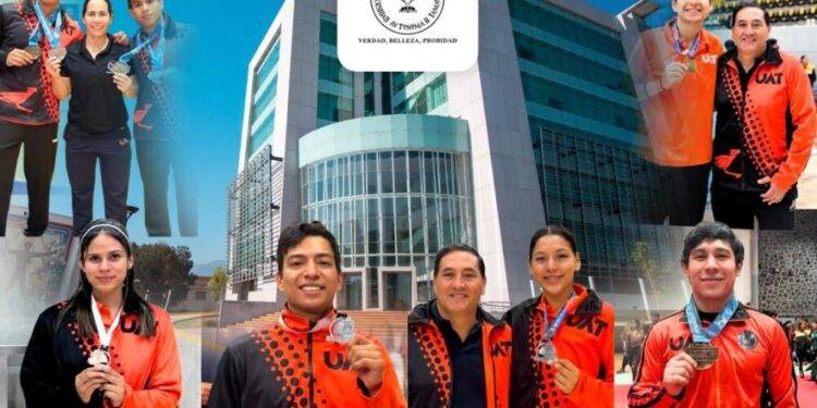 La UAT suma 12 medallas en campeonatos nacionales de ANUIES 2025