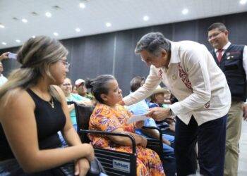 Encabeza Américo entrega de tarjetas de Pensión para el Bienestar a Personas con Discapacidad