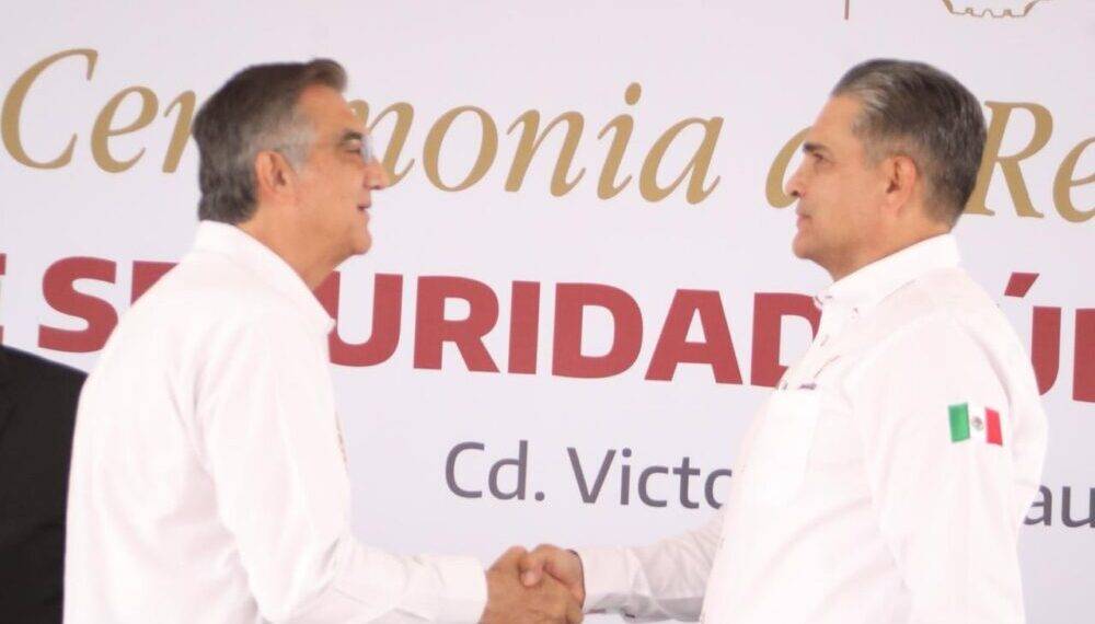 Gobernador Américo Villarreal toma protesta al nuevo secretario de Seguridad Pública de Tamaulipas