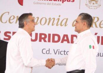 Gobernador Américo Villarreal toma protesta al nuevo secretario de Seguridad Pública de Tamaulipas