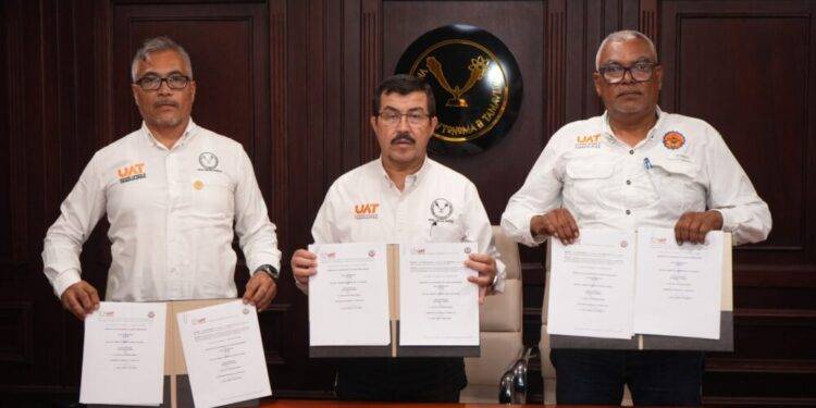 Acuerdan la UAT y el SUTUAT contrato colectivo de trabajo 2025