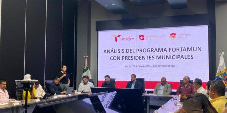 Avanza Tamaulipas en la coordinación regional para fortalecer seguridad pública con recursos del FORTAMUN en la zona centro y norte