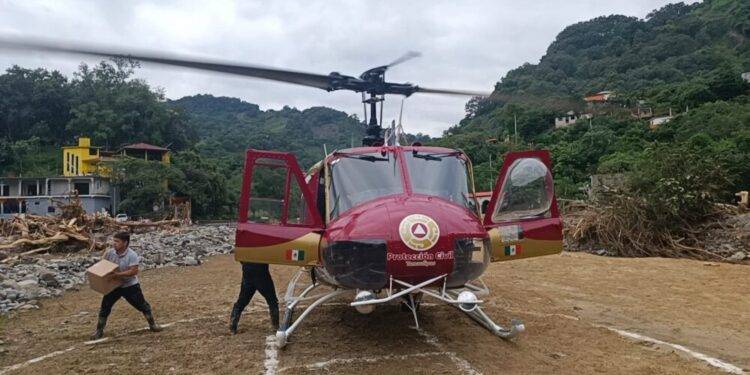 Envía Tamaulipas apoyo a población afectada por lluvias en Veracruz