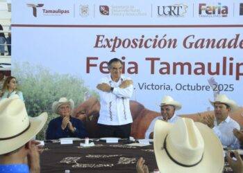 Inaugura Américo Villarreal exposición ganadera en la Feria Tamaulipas 2025