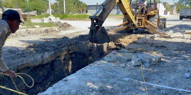 Gobierno Municipal registra importante avance en rehabilitación de drenaje en la colonia Las Malvinas