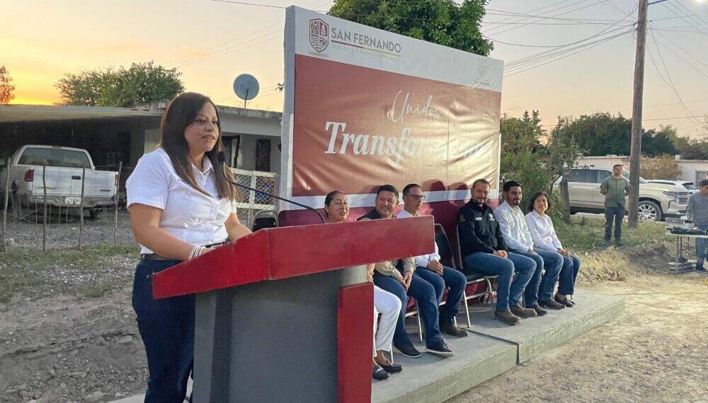 Realiza Gobierno Municipal de San Fernando importante obra de pavimentación en Ampliación Loma Alta tras más de 30 años de espera