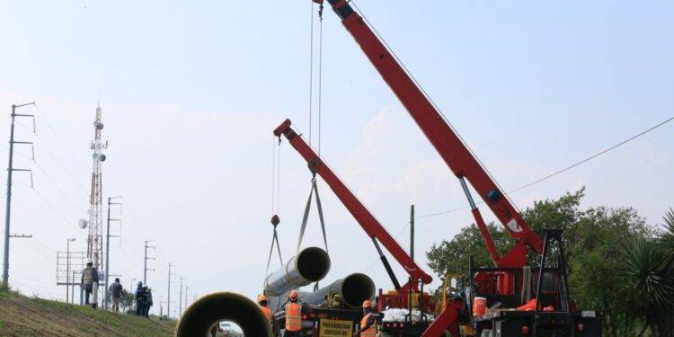 Avanza segunda línea del Acueducto “Guadalupe Victoria” en la capital de Tamaulipas