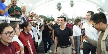 Convive Rommel Pacheco con comunidad deportiva de Tamaulipas